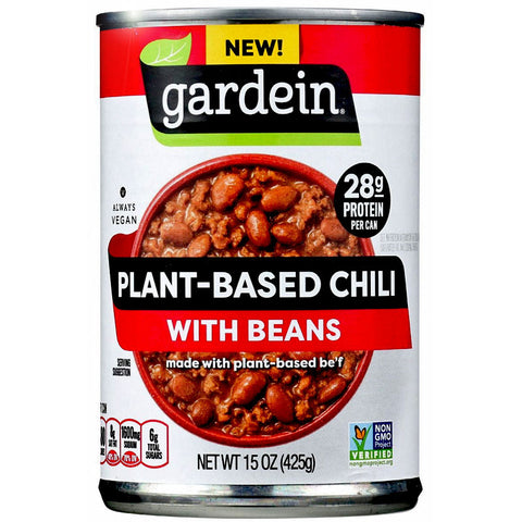 Gardein Plant-Based Chili With Beans - 15 oz. | Gardein | Vegan Black Market