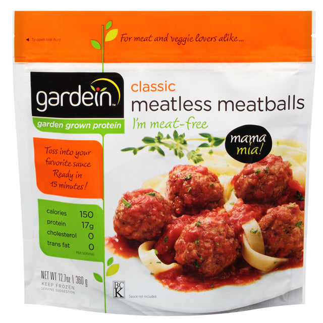 Gardein Vegan Meat Alternatives Meatless Meatballs 12.7 oz Gardein
