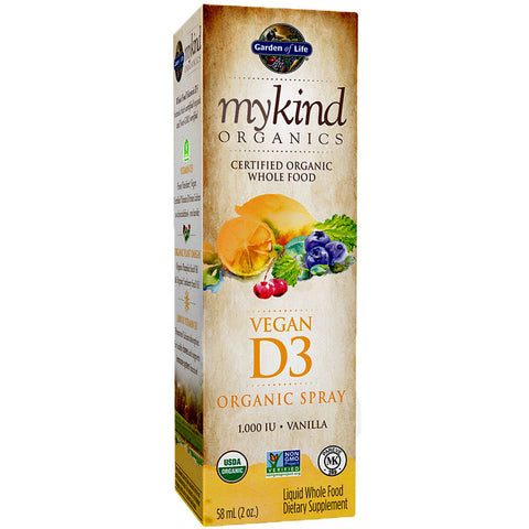 Garden Of Life myKind Organics | D3 Spray Vanilla Vegan D3 Organic Spray - 2 oz