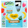 GoGo squeeZ Happy Tummiez Organic Apple Banana Strawberry -  4pk/3.2 oz.