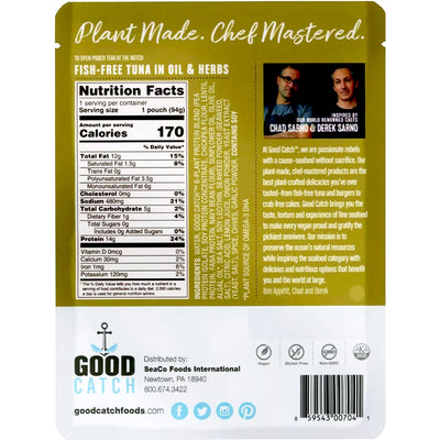 Good Catch Fish Free Tuna Oil and Herbs - 3.3 oz.