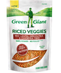 Green Giant Riced Veggies Red Lentil, Green Pea and Chickpea Trio