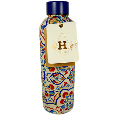 Heritage Floral Pattern Double Wall Stainless Steel Bottle - 17 oz.