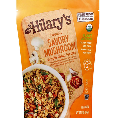 Hilary's Eat Well Organic Savory Mushroom Whole Grain Medley - 10 oz