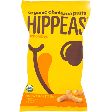 Hippeas Nacho | Hippeas Organic Chickpea Puffs Nacho Vibes | Nacho Vibes Hippeas