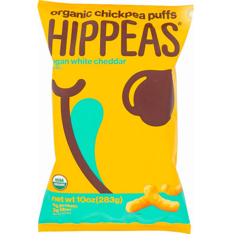 Hippeas Vegan White Cheddar Organic Chickpea Puffs - 4 oz.