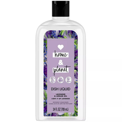 Love Home and Planet Lavender and Argan Oil Dish Liquid
