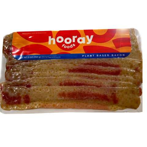 Vegan Plant Based Bacon Hooray Foods