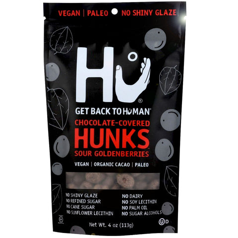 Hu Chocolate Covered Hunks Sour Goldenberries - 4. oz. | Vegan Black Market