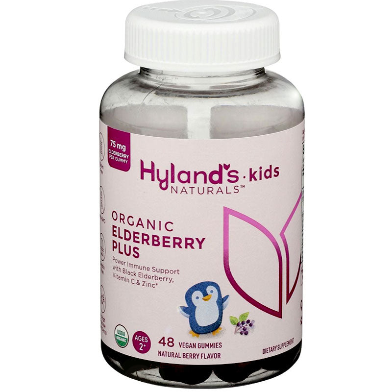 Hylands Kids Naturals Organic Elderberry Plus - 48 ct.