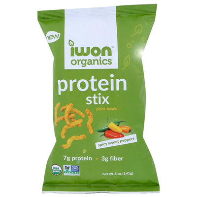 IWON Organics Protein Stix Spicy Sweet Peppers vegan snack