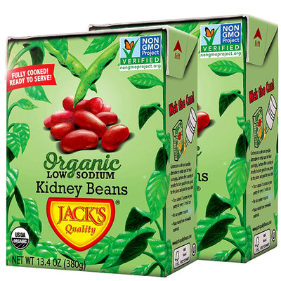 Jack's Quality Organic Low Sodium Kidney Beans