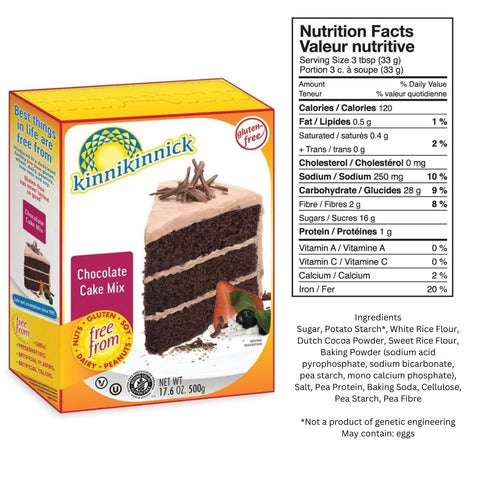 Kinnikinnick Chocolate Cake Mix - 17.6 oz.