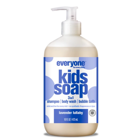 Everyone Kids Soap 3 in 1 Lavender Lullaby Shampoo Body Wash Bubble Bath - 32 fl oz.