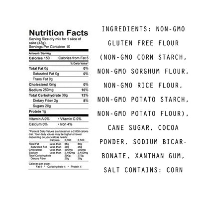 Kiki's Gluten Free Simply Awesome! Vegan Chocolate Cake Mix - 15 oz.