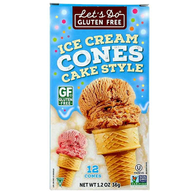 Let's Do Gluten Free Ice Cream Cones Cake Style- 1.2 oz