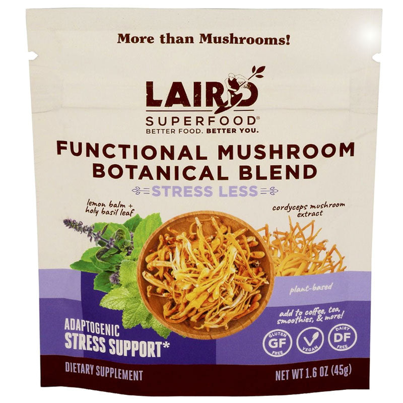 Laird Functional Mushroom Botanical Blend Stress Less- 1.6 oz.