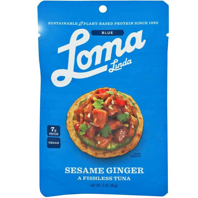 Loma Linda Sesame Ginger Fishless Tuna - 3 oz
