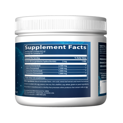MRM Nutrition BCAA+G Muscle Recovery Lemonade 6.35 oz