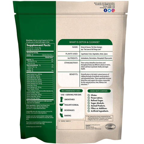 MRM Superfoods Organic Detox & Cleanse Powder  - 4.2 oz.