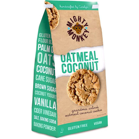Mighty Monkey Vegan Oatmeal Coconut Cookies - 7.4 oz. | Vegan Black Market