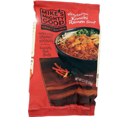 Mike's Might Good Vegan Kimchi Ramen Soup - 2.3 oz. | Vegan Black Market