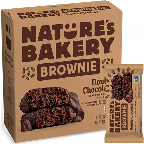 Nature's Bakery Double Chocolate Brownie Fig Bars - 12 oz