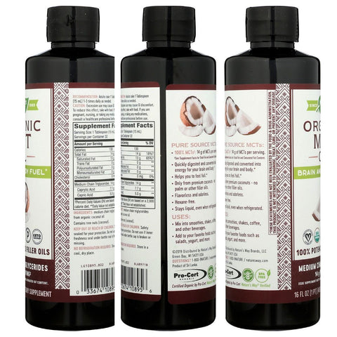 Nature's Way Organic MCT Oil - 16 fl oz
