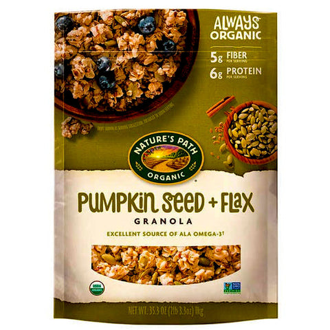Nature's Path Organic Pumpkin Seed + Flax Granola - 35.3 oz.