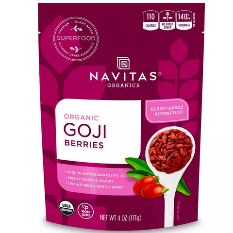 Navitas Organics Vegan Organic Goji Berries - 4 oz. | Vegan Black Market