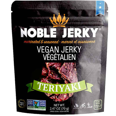 Noble Jerky Teriyaki Vegan Jerky - 2.47 oz | Vegan Black Market