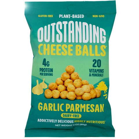 Outstanding Foods Garlic Parmesan Cheese Balls - 3 oz .| Vegan Black Market