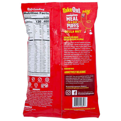 Outstanding Foods TakeOut Hella Hot Meal-In-A Bag Puffs - 3 oz.