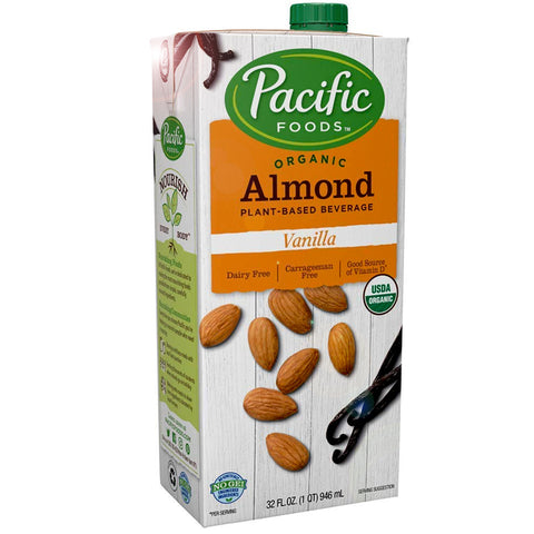 Pacific Foods Organic Non-Dairy Almond Milk Substitute Beverage Vanilla - 32 fl oz | Vegan Black Market