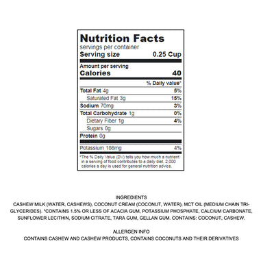 Picnik Unsweetened Vegan Coffee Creamer- 25.36 fl oz.