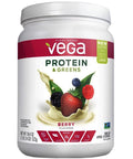 Vega Protein & Greens Plant-Based Berry Drink Mix Powder - 18.4 oz.