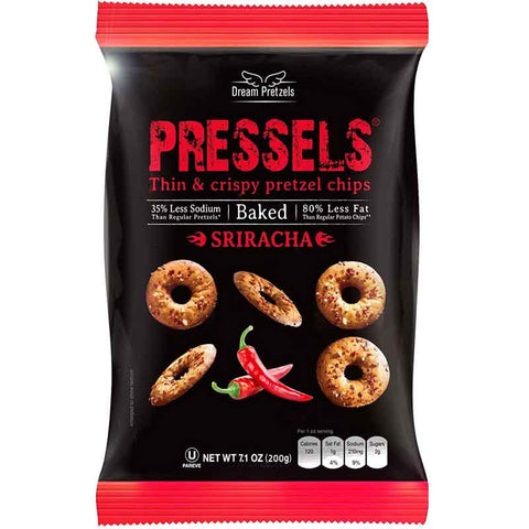 Pressels Baked Sriracha Thin & Crispy Pretzel Chips - 7.1 oz.