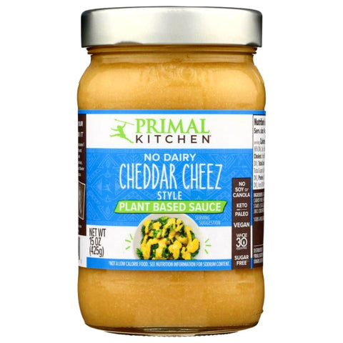 no dairy cheddar cheez plant based sauce primal kitchen