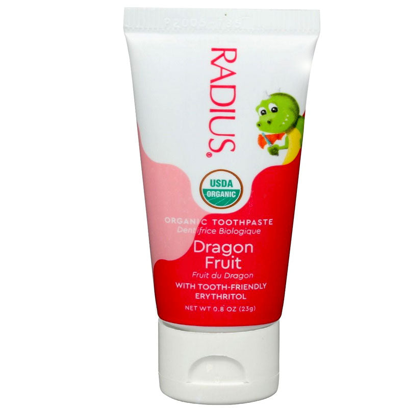 Radius Organic Toothpaste Dragon Fruit - 0.8 oz.