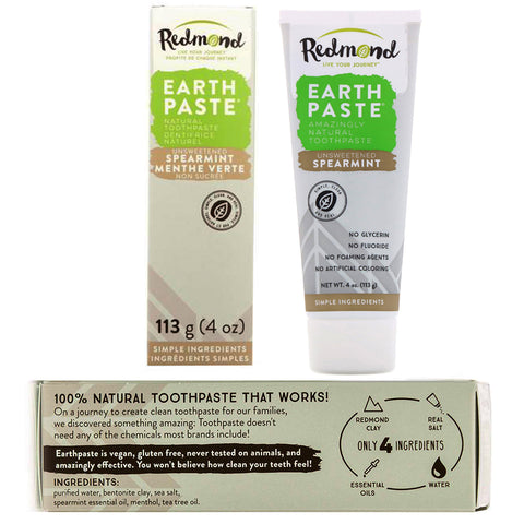 vegan cruelty free toothpaste redmond earthpaste spearmint