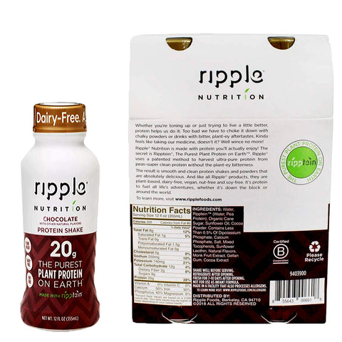 ripple protein shake nutrition facts