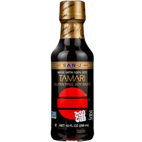 San-J Gluten Free Tamari Soy Sauce - 10 oz | Vegan Black Market