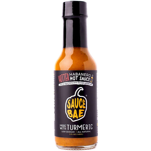 Sauce Bae Hotter Habanero With Turmeric Hot Sauce - 5 fl oz.
