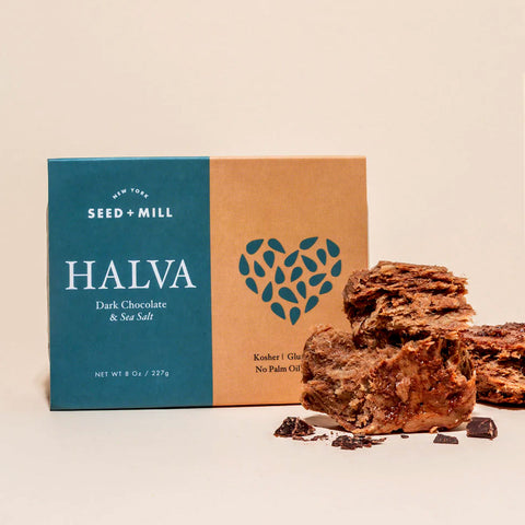 Seed + Mill Dark Chocolate Sea Salt Halva - 8 oz.