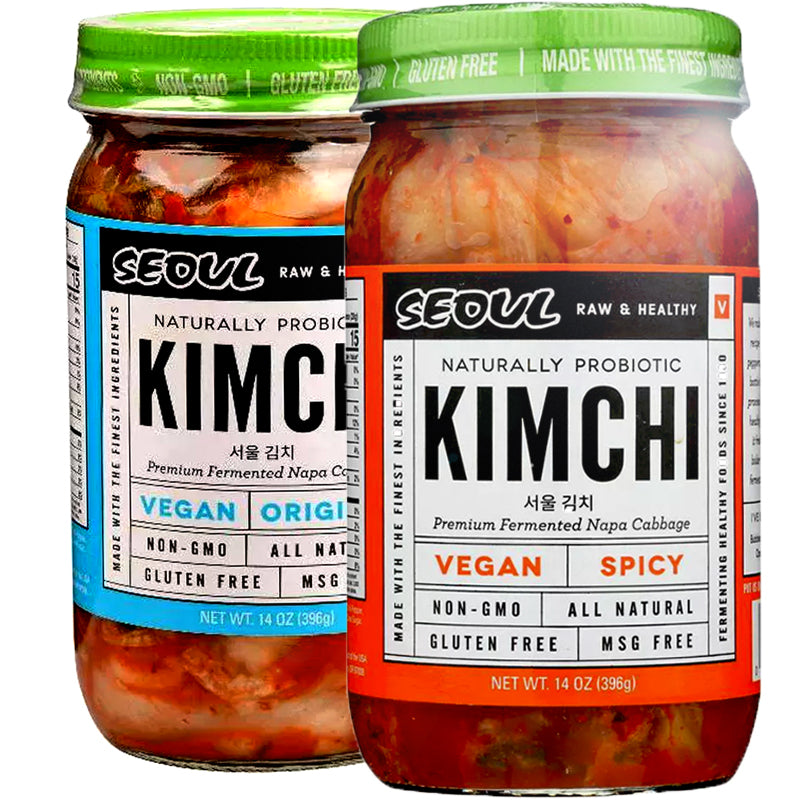 Seoul Vegan Kimchi Spicy and Original Bundle - 2 ct.