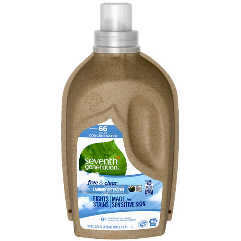 Seventh Generation Free & Clear Fragrance Free Concentrated Laundry Detergent - 50 fl oz. | Vegan Black Market