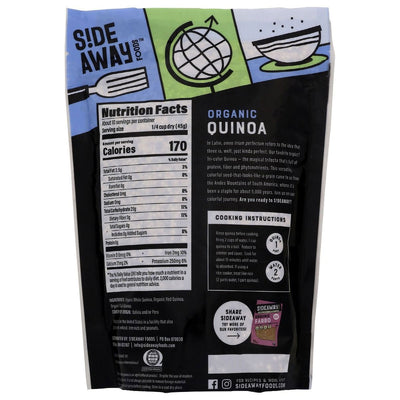 Sideaway Foods Tri-Color Organic Quinoa - 16 oz.