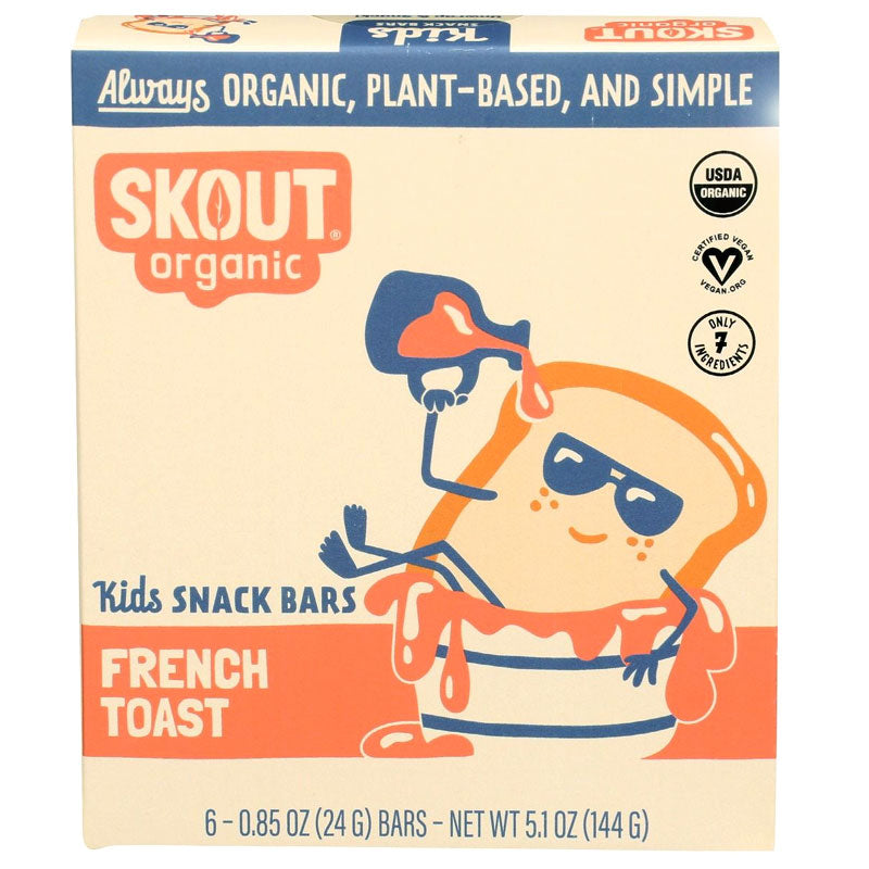 Skout Organic Kids Snack Bars French Toast - 6 ct/0.85oz.