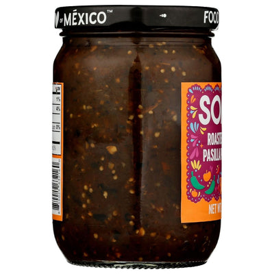 Somos Roasted Tomatillo Pasilla Pepper Salsa Mild - 12 oz.