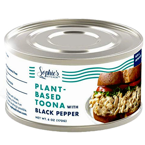 Sophie's Kitchen Plant-Based Toona with Black Pepper - 6 oz.